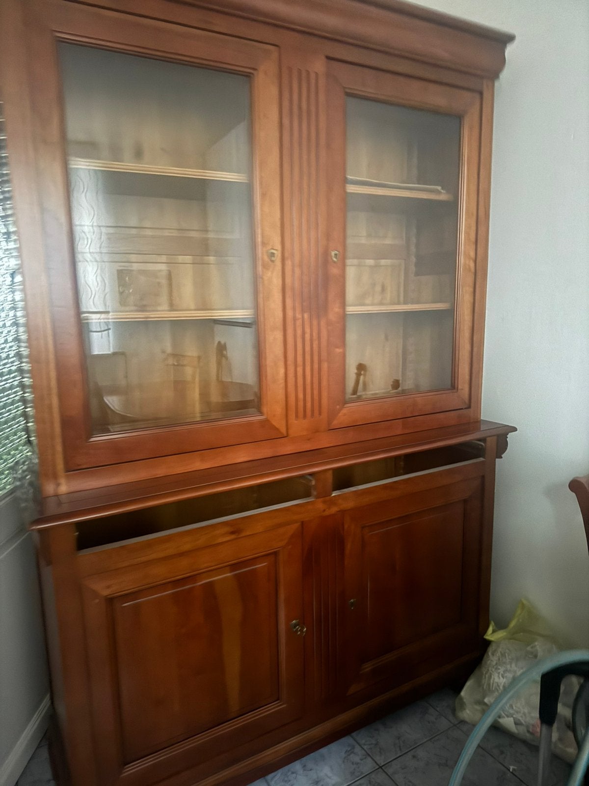 Salle à manger en merisier  commode miroir et dressoir, Maison & Meubles, Enlèvement, Utilisé