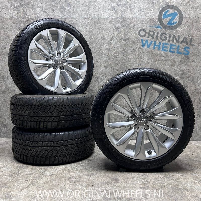 18 inch originele velgen + winterbanden Audi A4 A6 All Road, 18 inch, -, -, Banden en Velgen