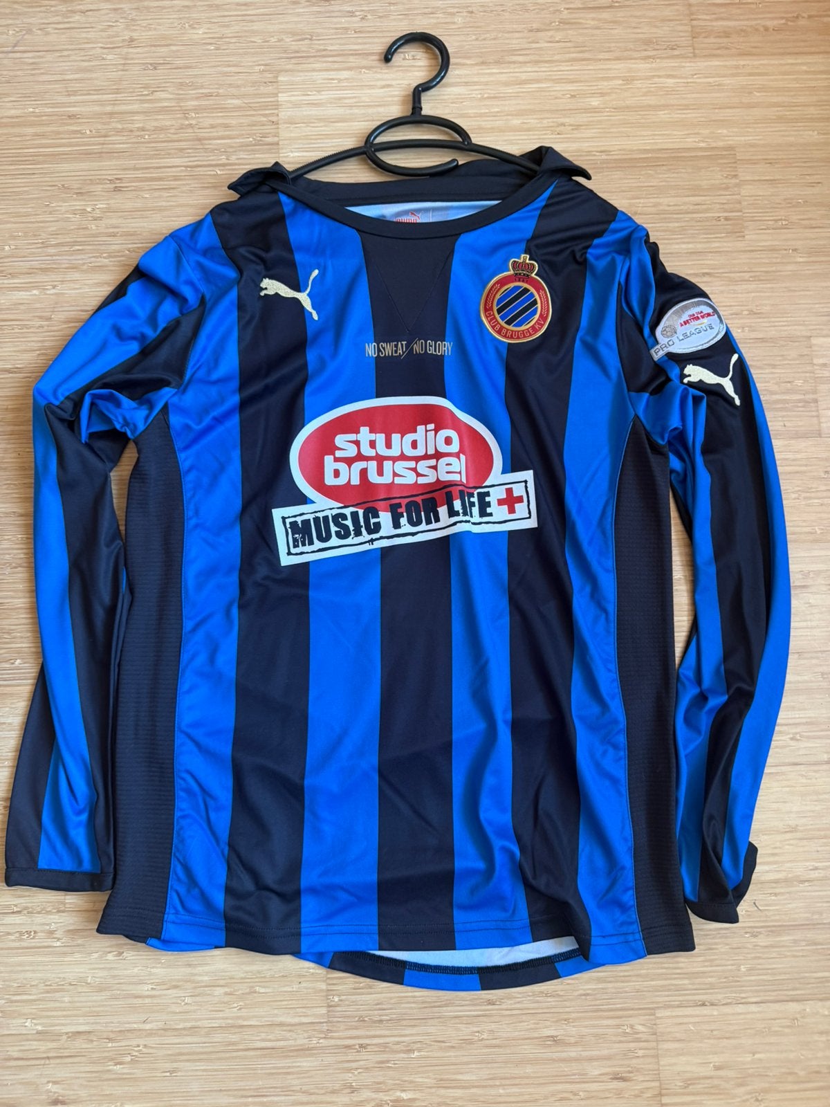 Match worn Club Brugge Dejonghe Music for life, Enlèvement ou Envoi, Utilisé, Maillot