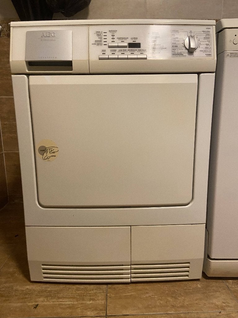 AEG condensdroger, Elektronische apparatuur, Droogkasten, Ophalen, Gebruikt, Voorlader, Condens