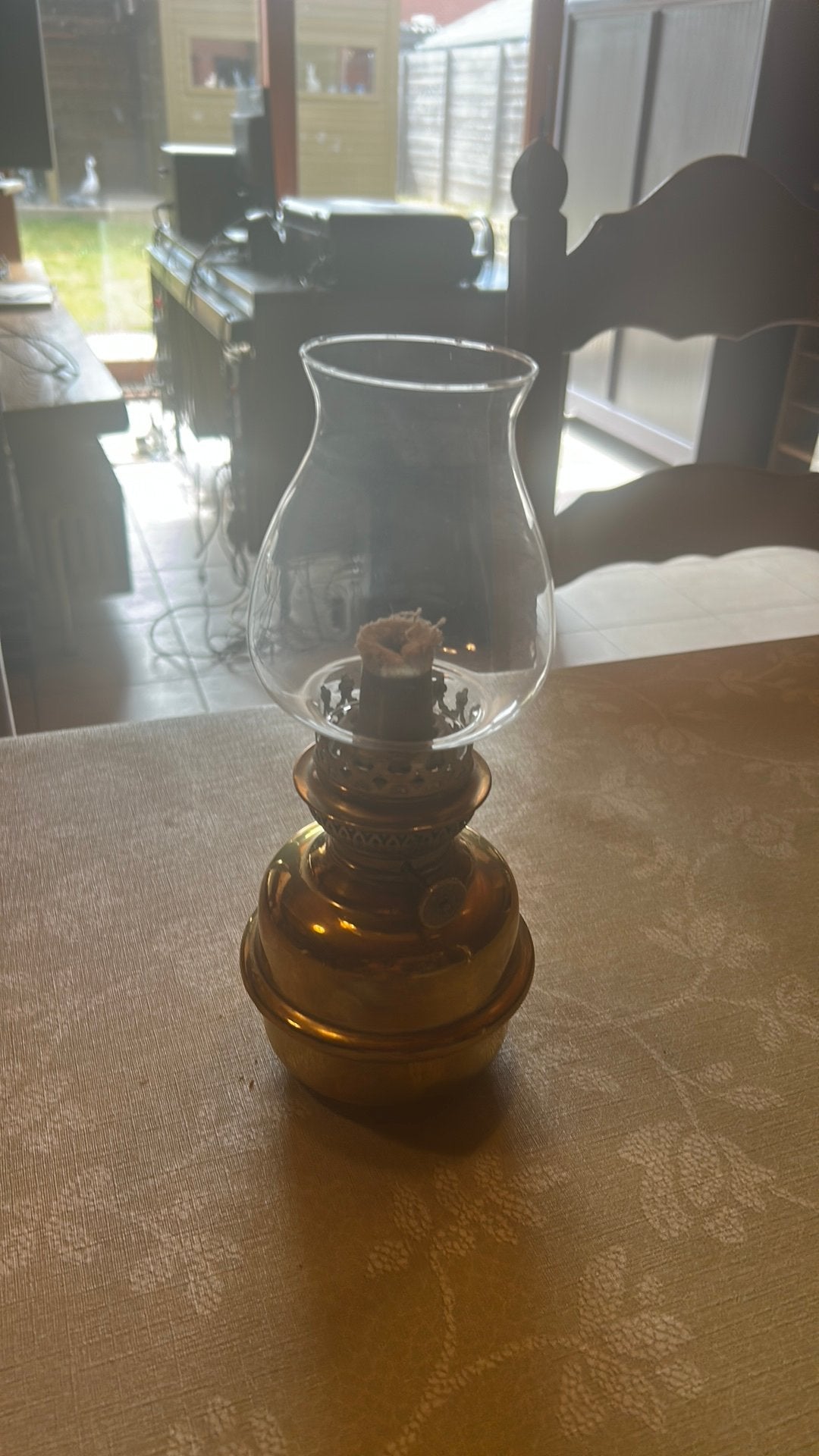 Olielamp, Ophalen