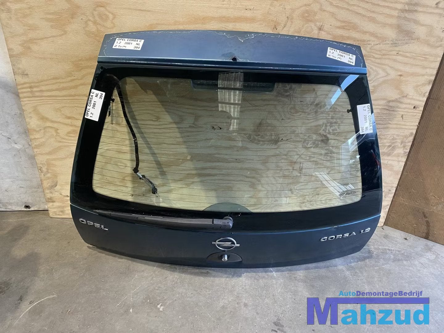 OPEL CORSA C Groen Z20M Achterklep 2000-2005, Arrière, Opel Automobile GmbH, Porte, Opel