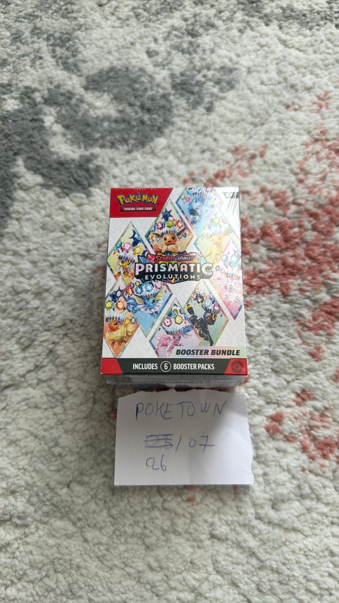 Prismatic evolutions booster bundle pokemon, Ophalen of Verzenden, Zo goed als nieuw, Booster