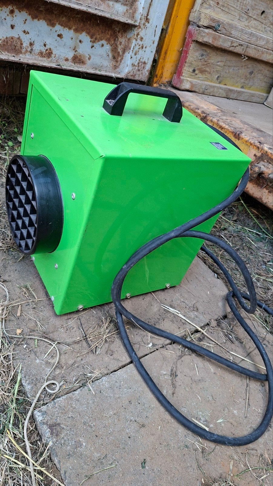 Radiateur de chantier électrique Dryfast DFE25 3 kW - foncti, Enlèvement, 800 watts ou plus, Poêle