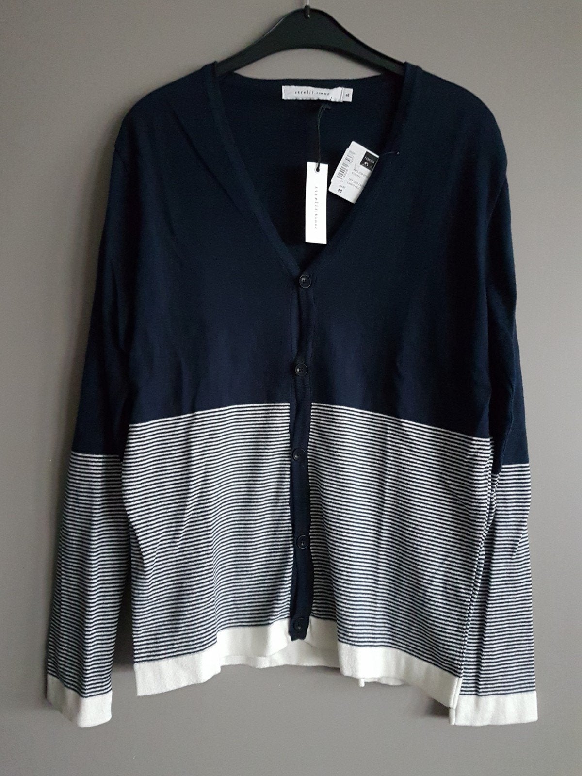 Nieuwe cardigan van Strelli. homme maat 48, Nieuw, Ophalen of Verzenden, Srelli.homme, Maat 48/50 (M)