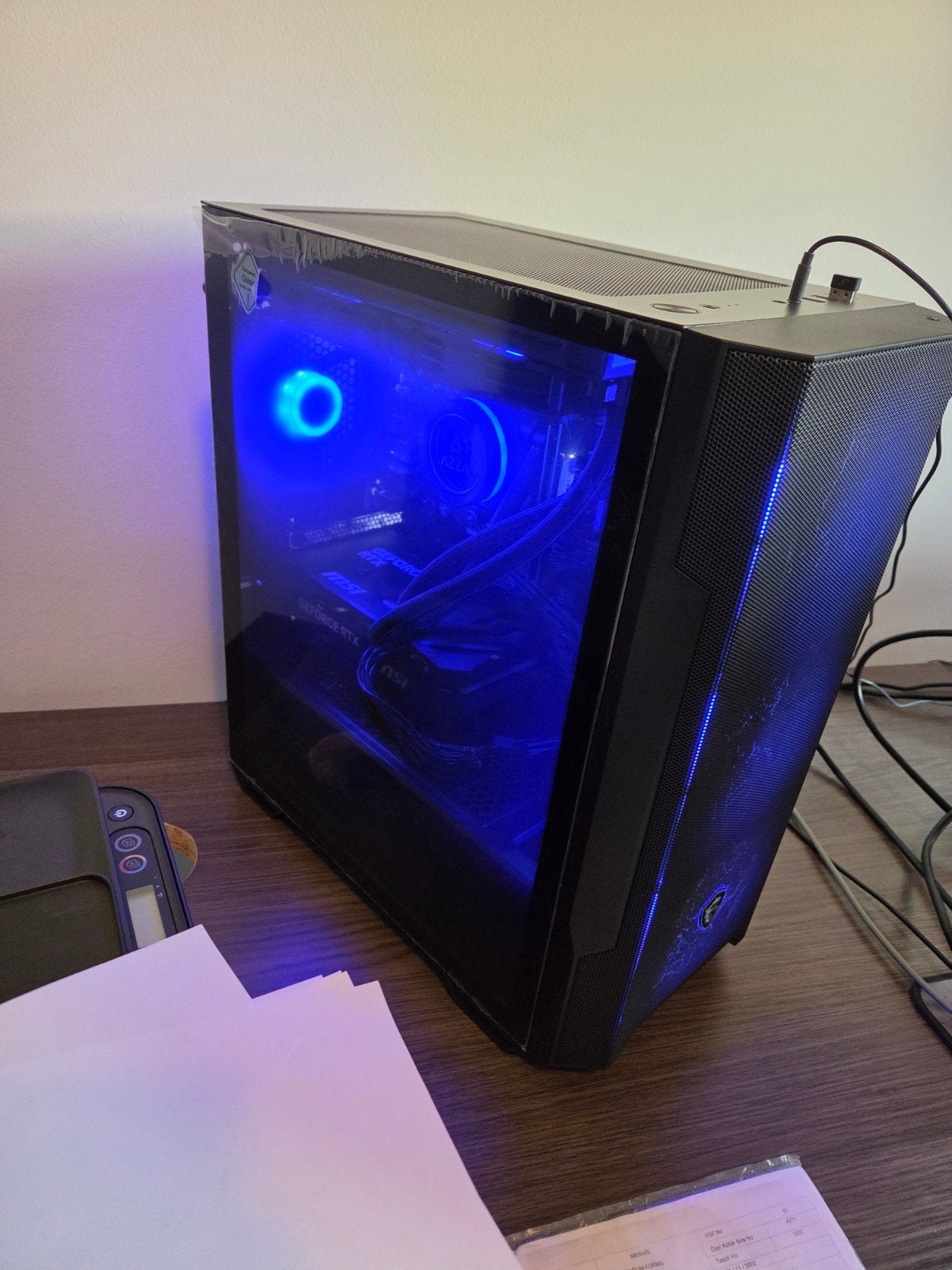 MSI Rayzen 7 RTX 5060 Gaming PC splinter nieuw!!, Computers en Software, Ophalen, 8 GB, Gaming, SSD