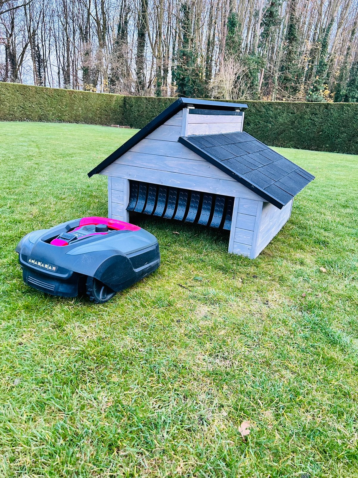 Robotmaaier garage, Ophalen, Zo goed als nieuw