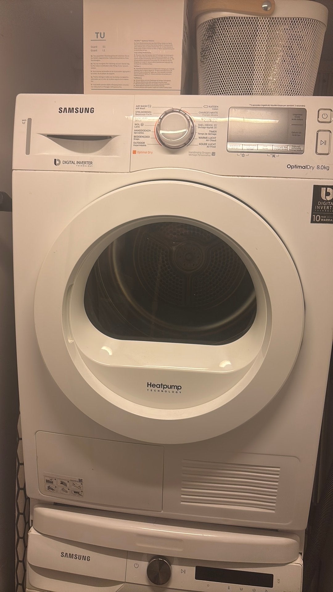 Samsung seche-linge (fonctionne pas), Electroménager, 8 à 10 kg, Enlèvement, Ne fonctionne pas, Chargeur frontal