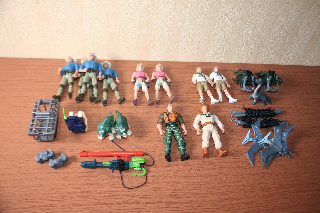 Kenner Jurassic Park 1993 eerste wave Mensen, Ophalen