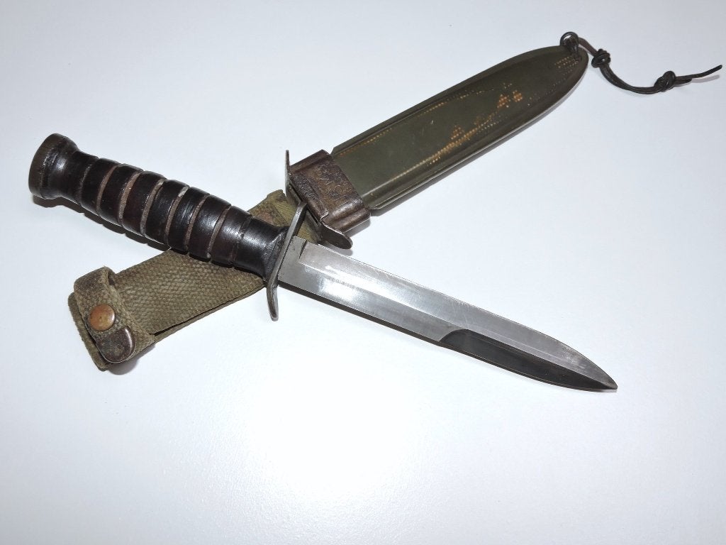 US M3 IMPERIAL Couteau de combat PARACHUTISTE Original, Collections, Objets militaires | Seconde Guerre mondiale, Enlèvement ou Envoi