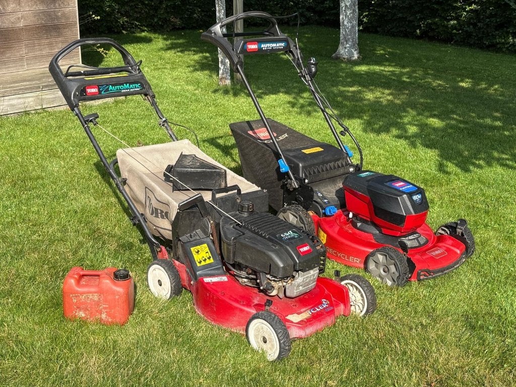 Grasmaaier toro 53 cm Recycler (met 5L Benzine inbegrepen), Fonction de mulching, Toro, Tondeuses à gazon à essence, Utilisé