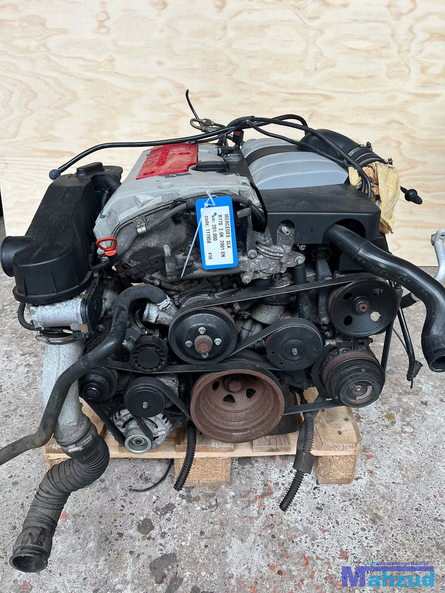 MERCEDES SLK R170 2.0 Kompressor Motorblok motor 111958, Gebruikt, Mercedes-Benz AG, Mercedes-Benz, Mercedesstrasse 120
70372  Stuttgart, DE