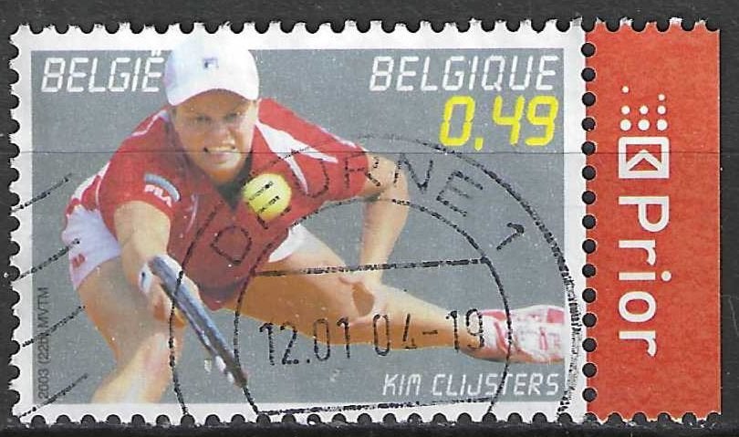 Belgie 2003 - Yvert 3215 /OBP 3226 - Kim Clijsters (ST), Verzenden, Gestempeld, Gestempeld, Sport