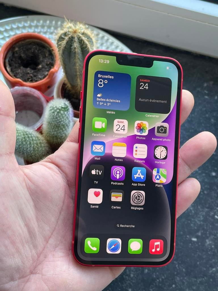 iPhone 14, 256gb red à vendre ou à échanger, 94 %, Comme neuf, Enlèvement, Sans abonnement