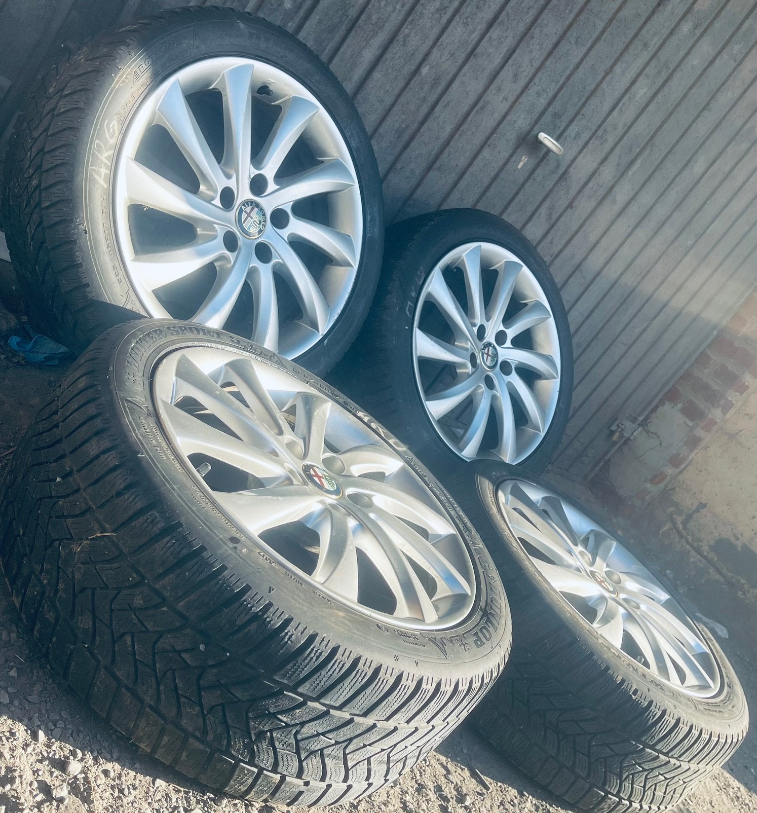 17 Alfa Romeo 5X110 velgen, Auto-onderdelen, Banden en Velgen, Ophalen, 17 inch, Banden en Velgen