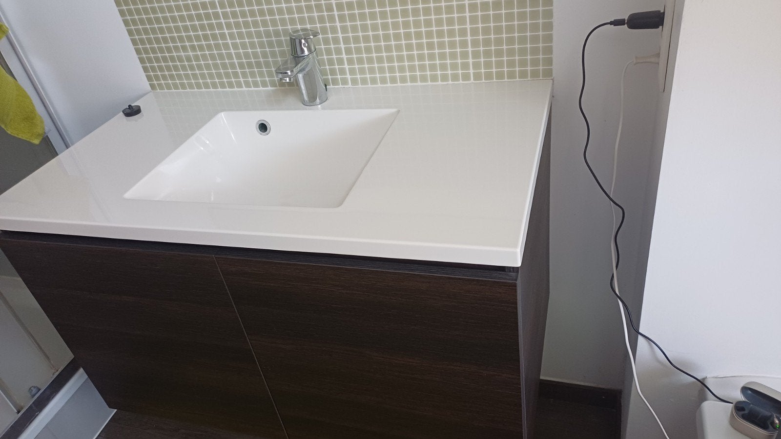 Wastafel met onderkast8, Huis en Inrichting, Ophalen, Zo goed als nieuw, Wastafelkast