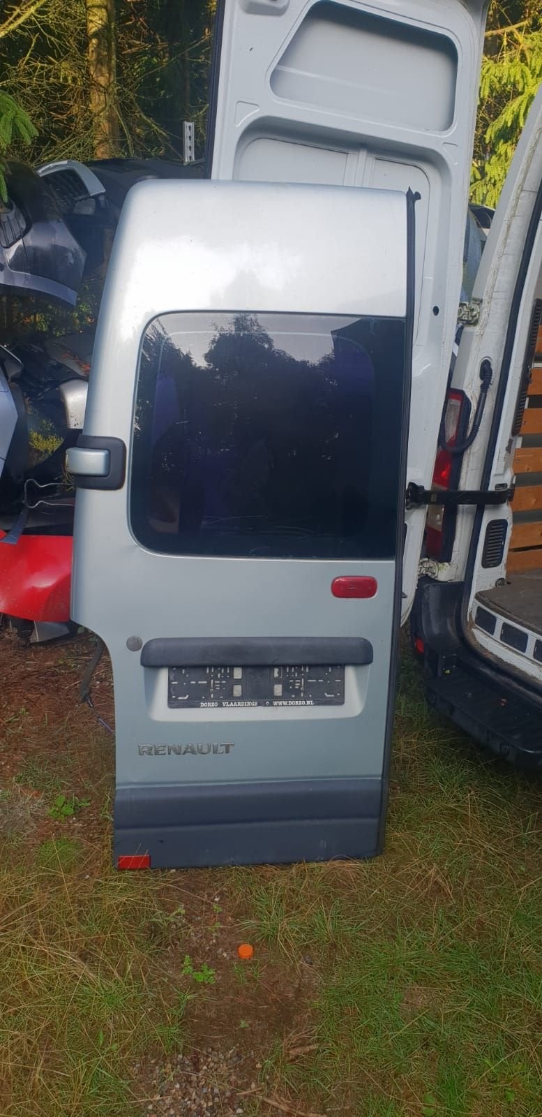 RENAULT MASTER ACHTERPORTIER LINKS  BJ 2008, Arrière, -, Haillon arrière, Utilisé