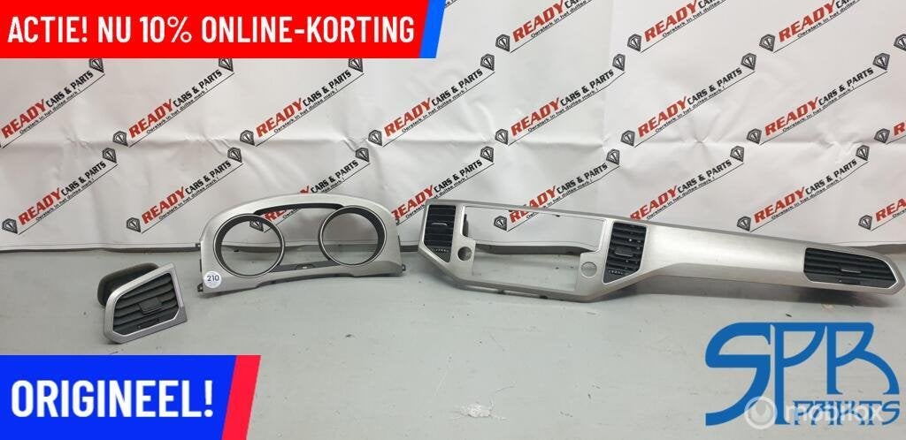 SPORTSVAN INLEG DASHBOARD LIJST NAVI TELLER Grijs 517858061C, Volkswagen, Nieuw, Ophalen of Verzenden, Volkswagen