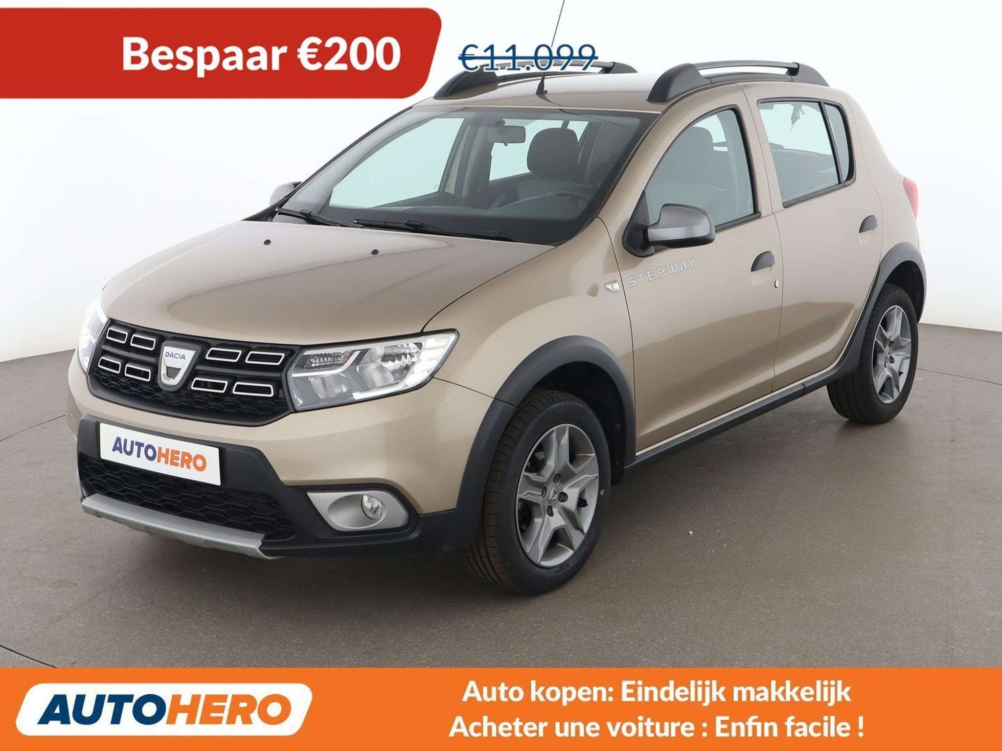 Dacia Sandero 0.9 TCe Stepway Prestige (automatique), Achat, Euro 6, Capteur de stationnement, 5 portes