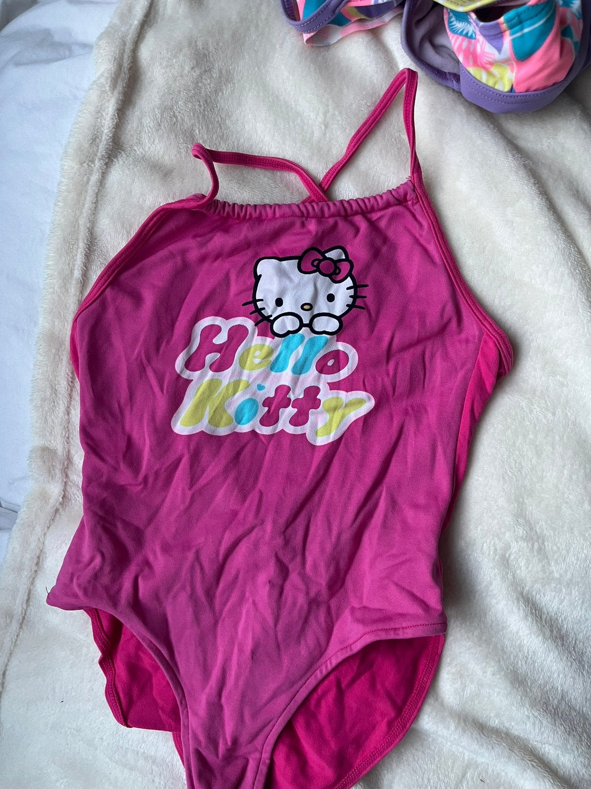 Maillot de bain Hello Kitty, Verzenden, Gebruikt, Maat 116, Badpak