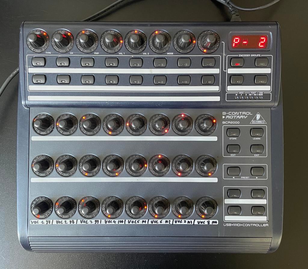Behringer BCR2000 controller, Muziek en Instrumenten, Ophalen of Verzenden, Gebruikt