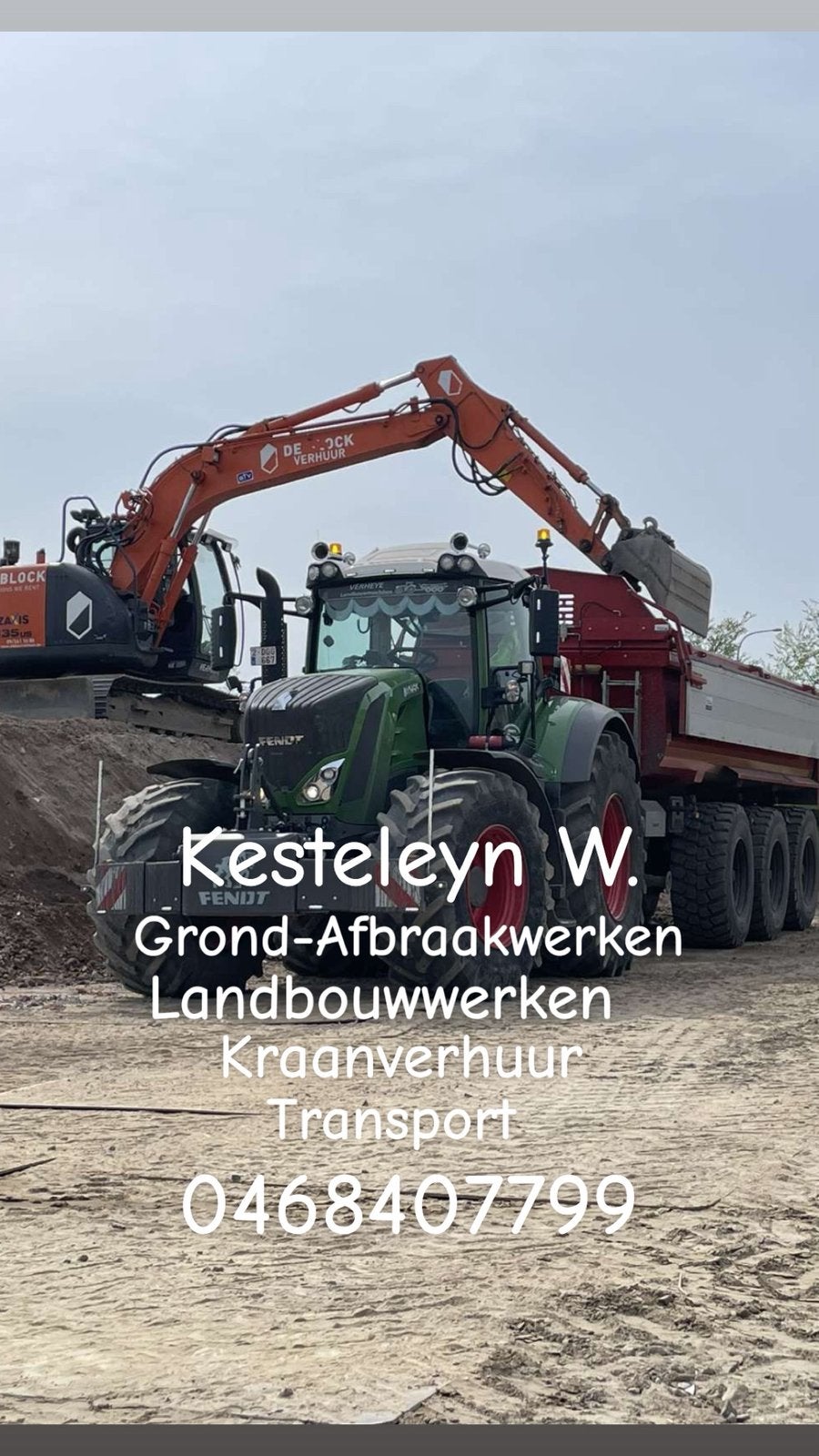 Grond-afbraakwerken, Ophalen of Verzenden