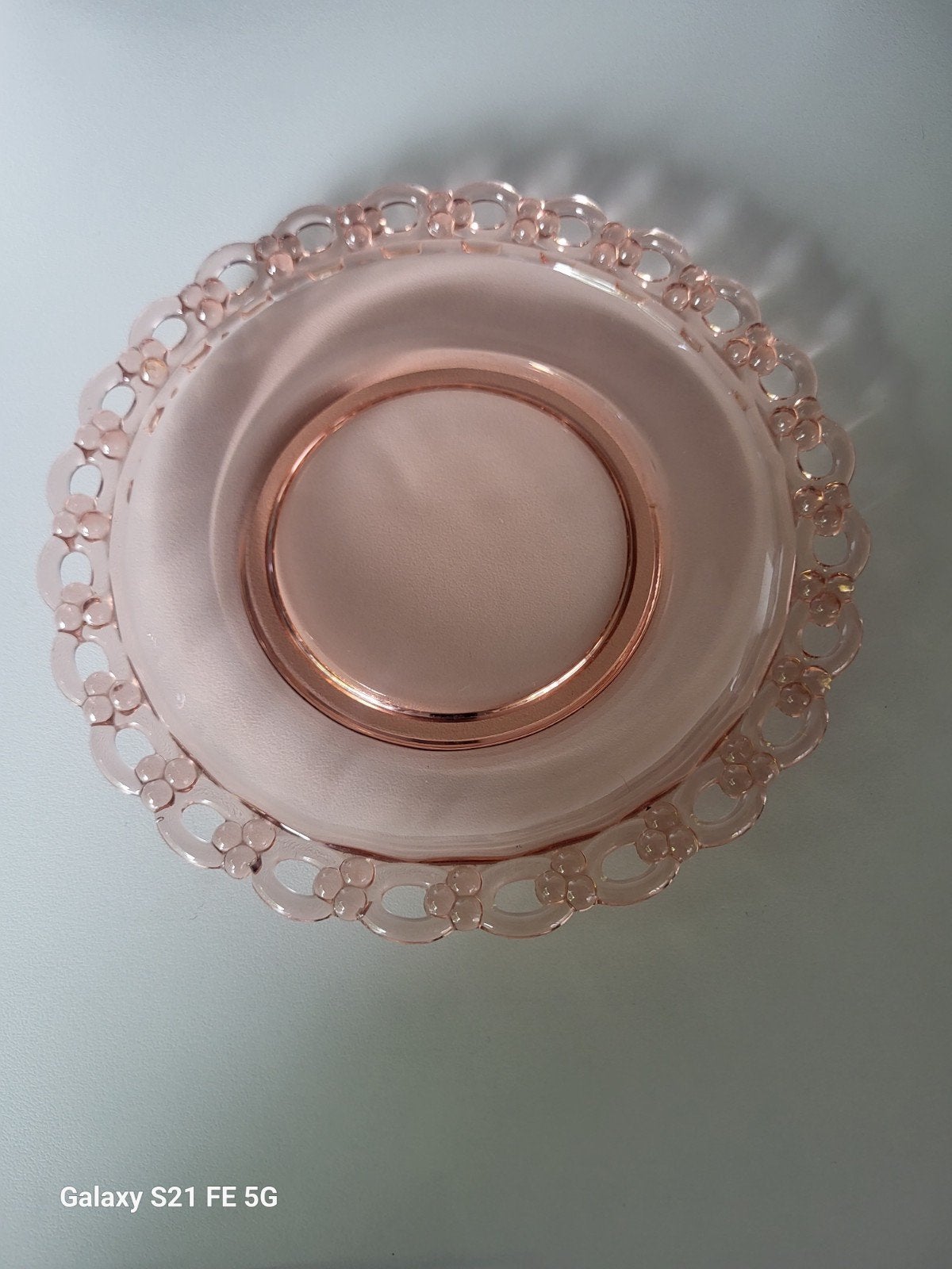 Retro glazen schaaltje, Antiquités & Art, Antiquités | Plateaux, Enlèvement ou Envoi