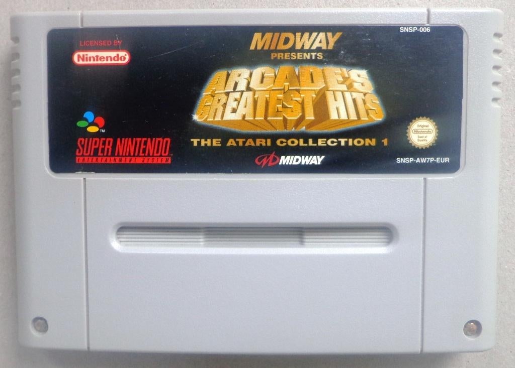 Arcade's Greatest HitsThe Atari Collection voor de SNES, Enlèvement ou Envoi, Utilisé