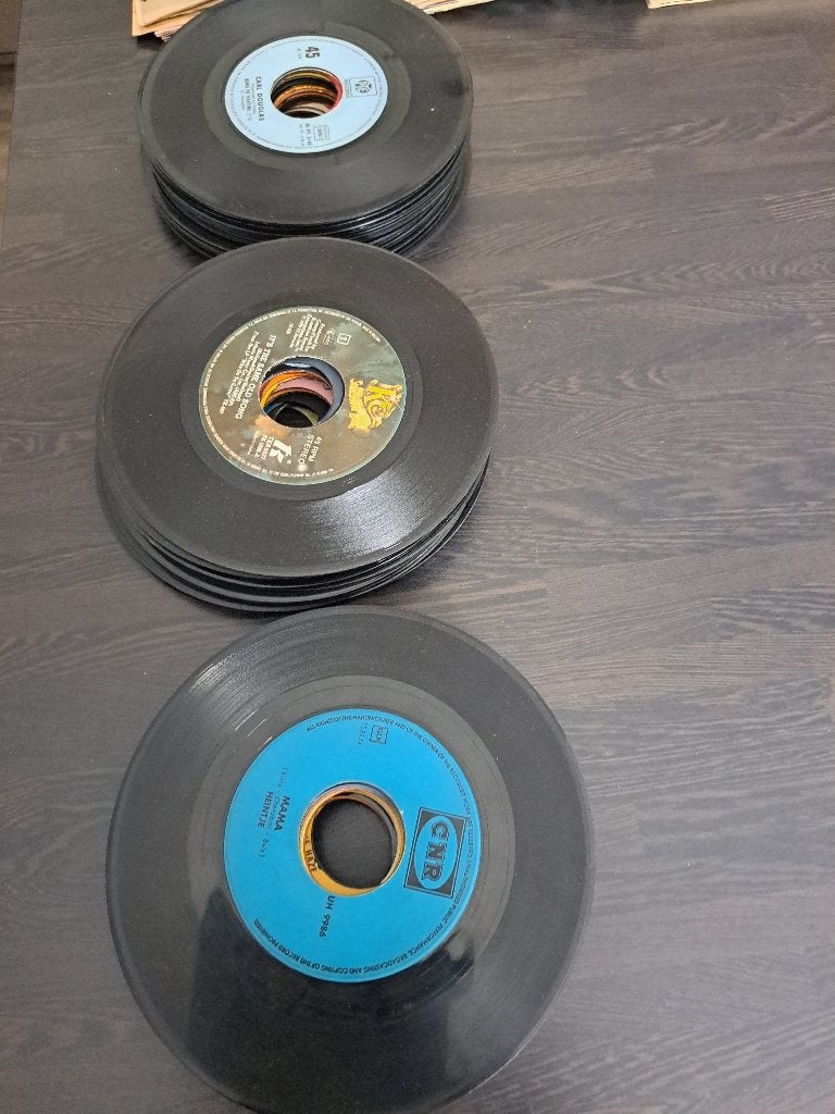Singles 7inch zonder hoesjes, Ophalen, Gebruikt, Overige genres, 7 inch