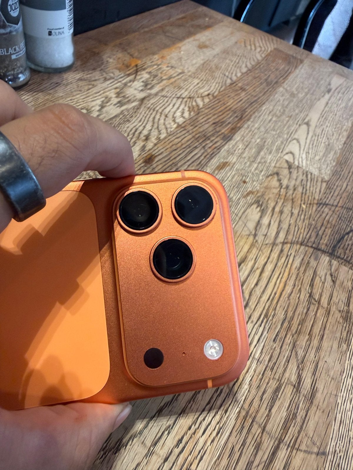 iPhone 17 Pro Max 256GB Oranje 96% batterij – perfecte staat, Télécoms, 256 GB, Autres modèles, Comme neuf, Enlèvement