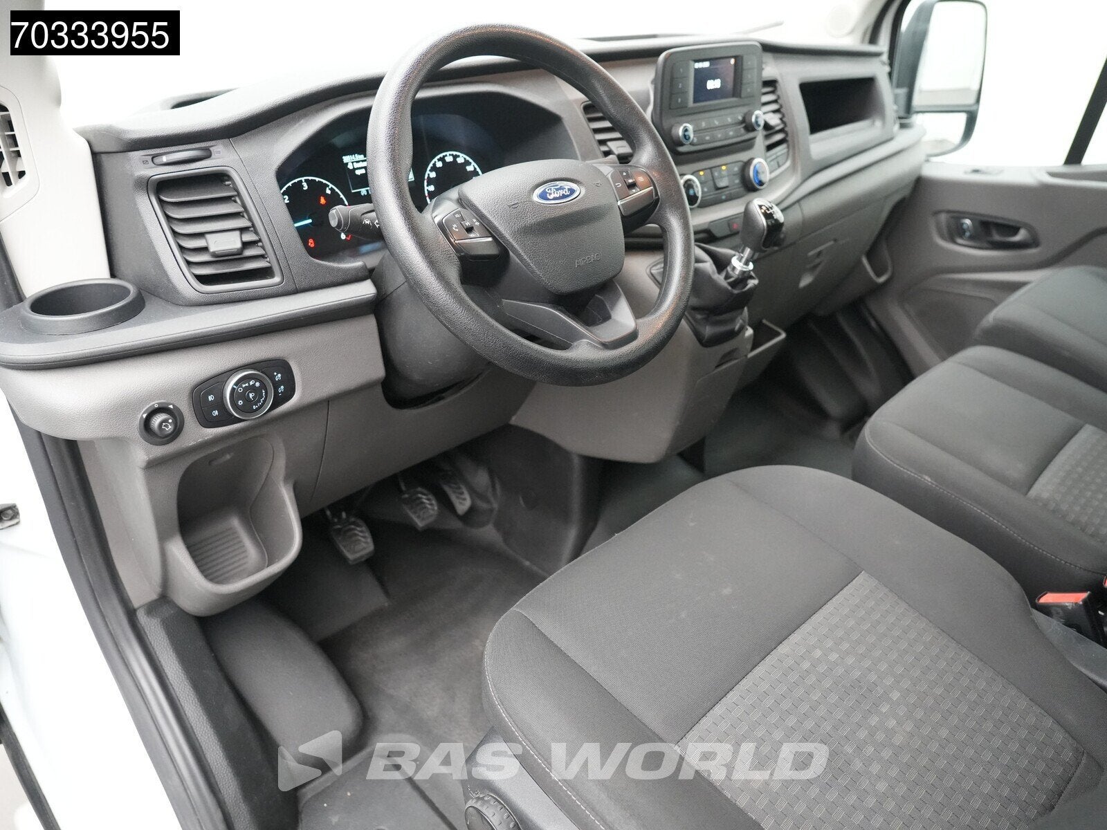 Ford Transit 170pk Kipper Dubbellucht 3,5t Trekhaak Airco Ca, Auto's, Start-stop-systeem, Stof, Euro 6, 4 cilinders