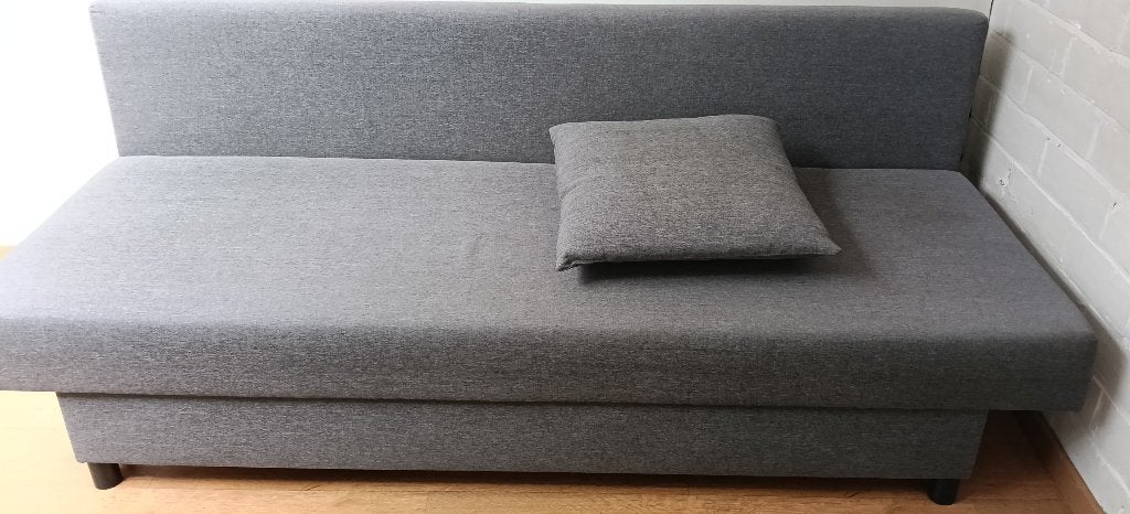 Zetelbed 3 zits ikea, Trois personnes, 200 à 250 cm, 125 à 150 cm, Bois