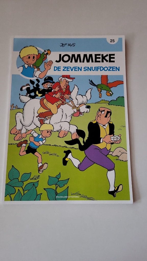 Jommeke strip - Nr 25 - De zeven snuifdozen, Boeken, Eén stripboek, Ophalen of Verzenden, Nieuw, Jef Nys.