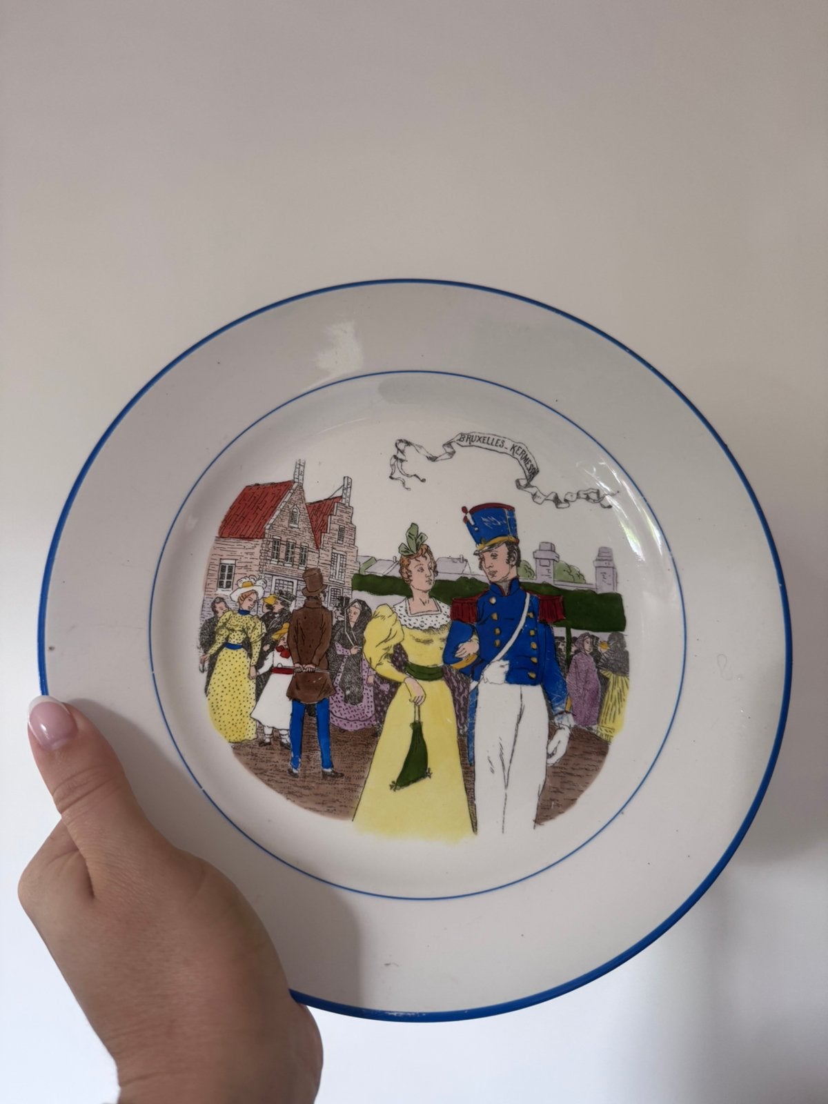 2 bordjes, Antiek en Kunst, Ophalen