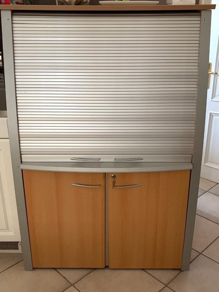 Roldeurkast pc e.d., Huis en Inrichting, Ophalen, Gebruikt, 50 tot 100 cm, 150 tot 200 cm