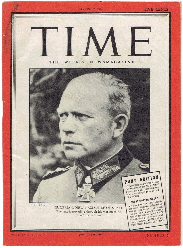 TIME Magazines WO2/WW2, Enlèvement ou Envoi, Armée de terre, Livre ou Revue