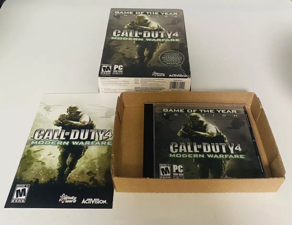 Call of Duty 4: Modern Warfare GOTY – PC compleet, Consoles de jeu & Jeux vidéo, Enlèvement ou Envoi, Utilisé, Shooter, Online