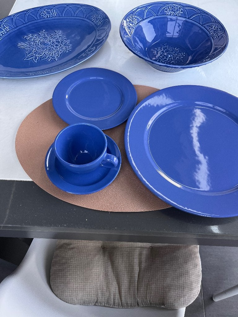 Blauw servies, Maison & Meubles, Service complet, Enlèvement ou Envoi, Poterie, Comme neuf