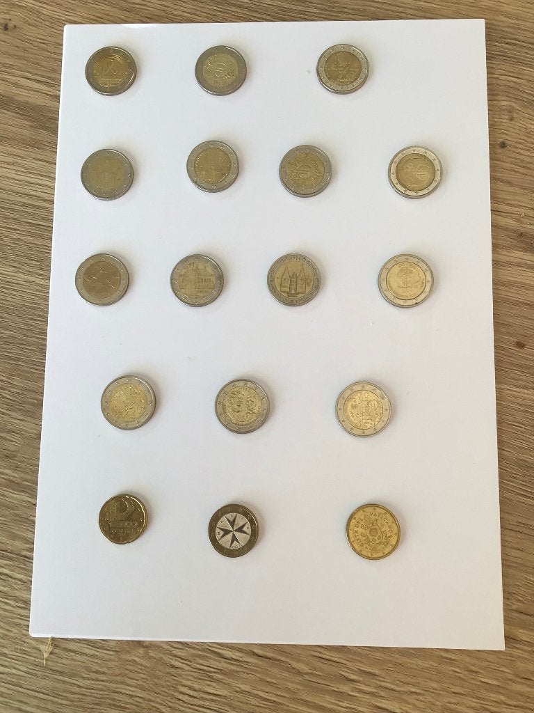 Muntstukken, Ophalen, Losse munt