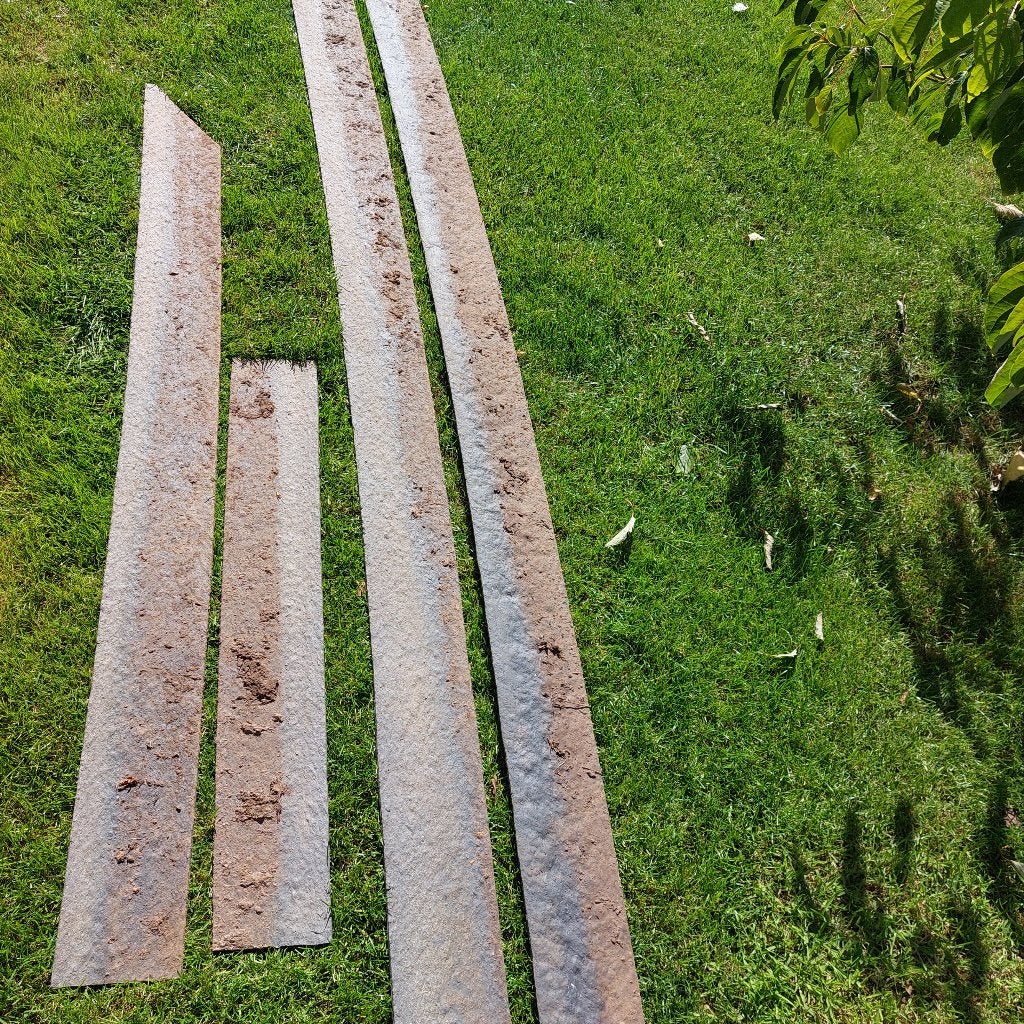 ecolat 14 hoog dik 1cm tuinboord, Jardin & Terrasse, Enlèvement