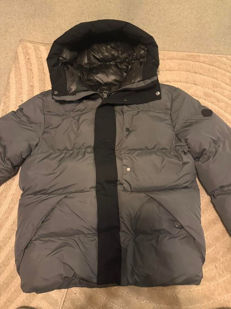 Moncler madeira jas grijs, Ophalen of Verzenden, Nieuw, Maat 48/50 (M), Grijs