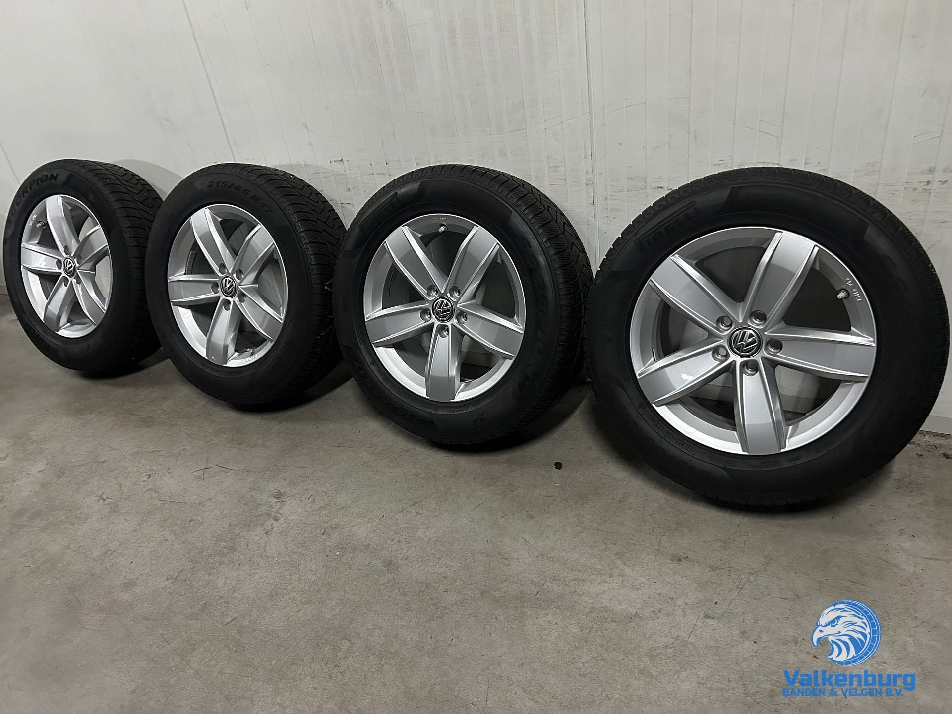 7mm! Originele VW Tiguan II 5NA Corvara 17 inch velgen 5x112, Auto-onderdelen, -, -, Banden en Velgen, 17 inch