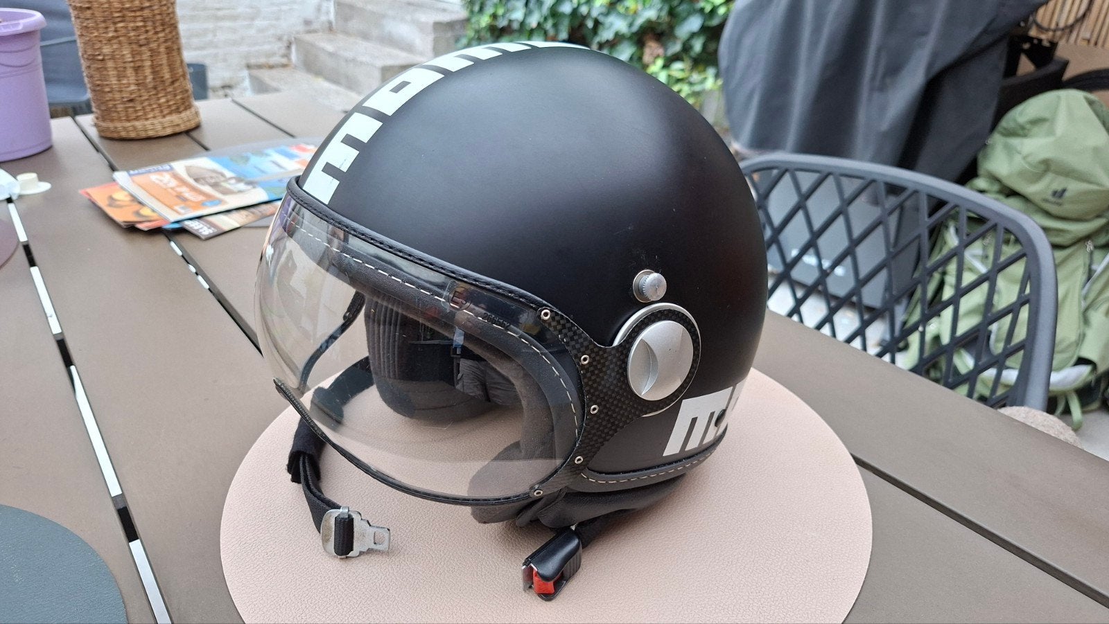 Helm L scooter, Vespa, Fietsen en Brommers, Brommerhelmen, Ophalen of Verzenden, Large