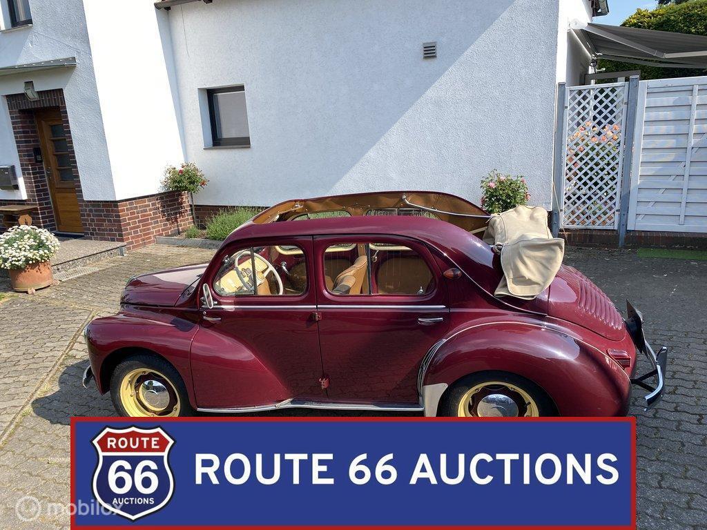 Renault 4 CV Décapotable | 1951 | Route 66 Auctions, Achat, Entreprise, Autre carrosserie, Essence