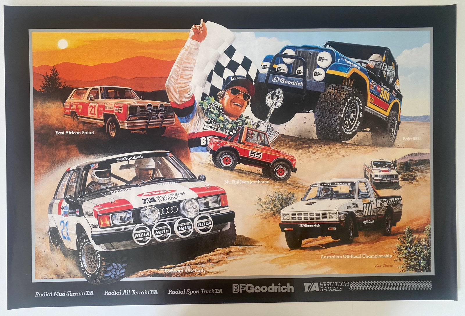 XXL Poster 100 x 65cm ontwerper Gary Thomas, Ophalen of Verzenden, Zo goed als nieuw