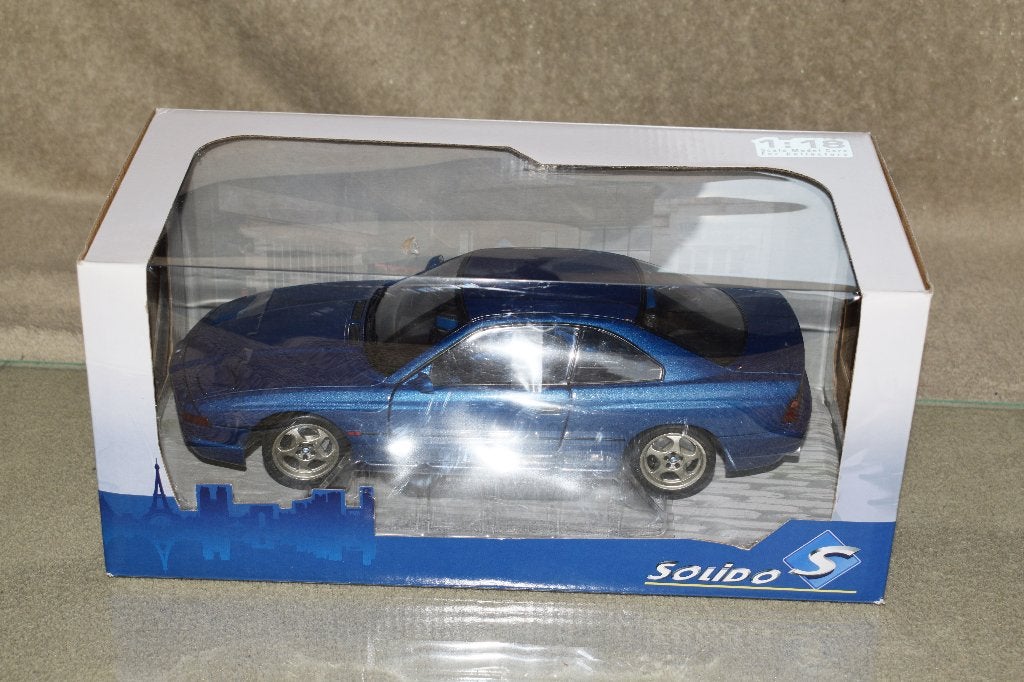 miniature automobile 1:18 neuf solido BMW 850 CSI E31 bleu, Hobby & Loisirs créatifs, Enlèvement ou Envoi, Neuf, Solido