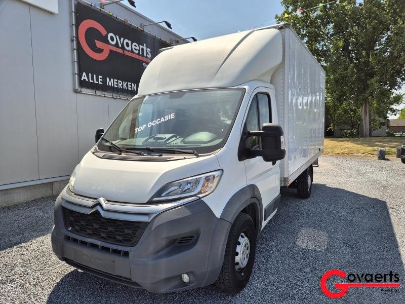 Citroen Jumper 2.0HDi 163PK Meubelbak Confort, Autos, Citroën, Euro 6, Entreprise, Boîte manuelle, Noir