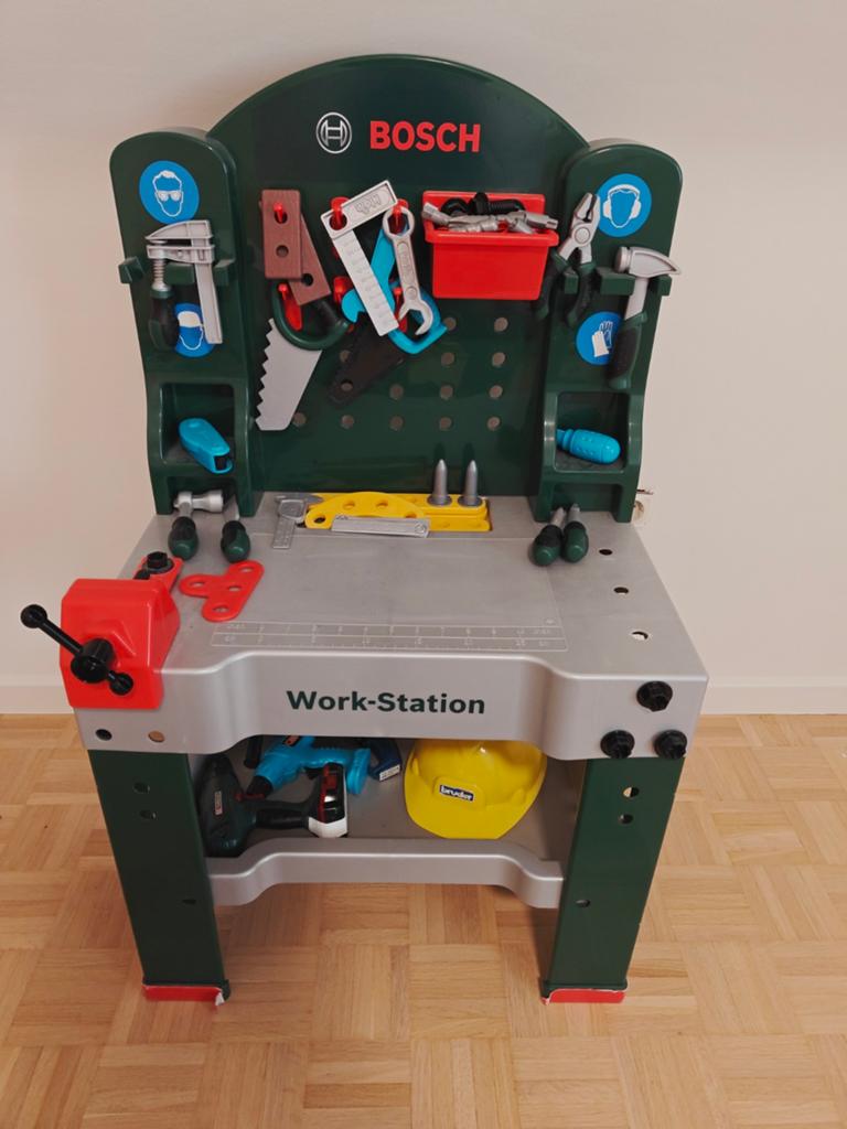 Bosch werkstation speelgoed, Enfants & Bébés, Jouets | Tables de jeux, Enlèvement