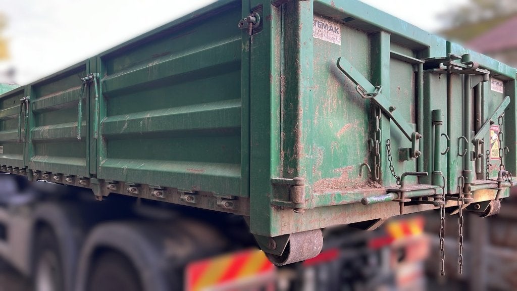 conteneur avec portes latérales 10m3, Enlèvement