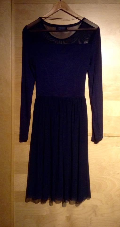 Robe longue Vila bleu foncé, taille XS/S, Vêtements | Femmes, Robes, Enlèvement ou Envoi, Taille 36 (S), Comme neuf, Bleu